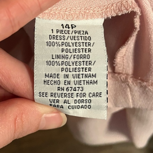 Danny & Nicole Pink Dress | Pink | 14P - Picture 8 of 10